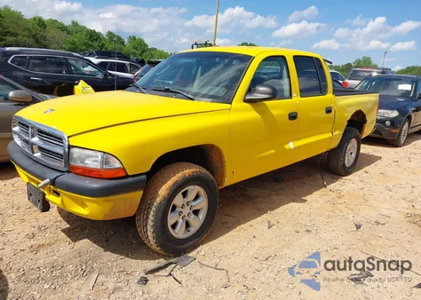 2004 Dodge Dakota Sport/Sxt z USA, uszkodzony, nr VIN 1D7HG38N14S752273